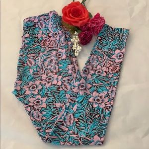 Lularoe floral leggings